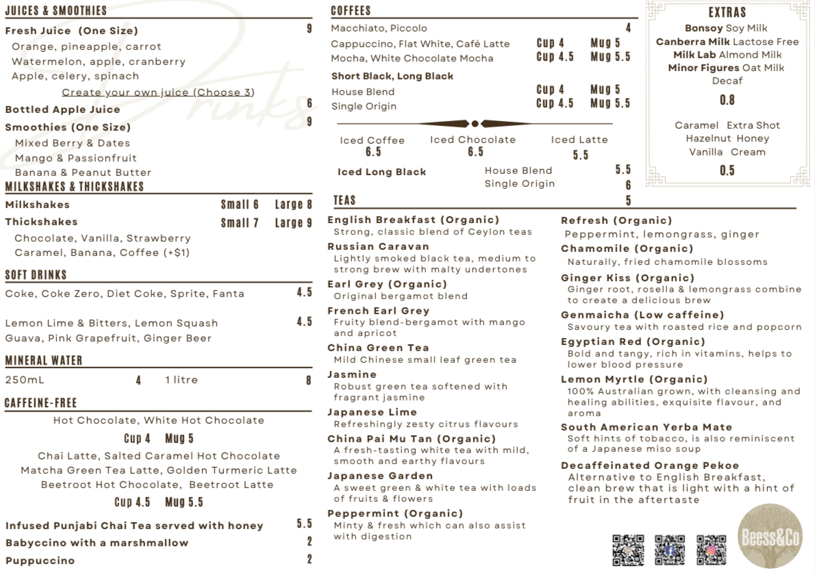Menu Beess & Co Cafe-2