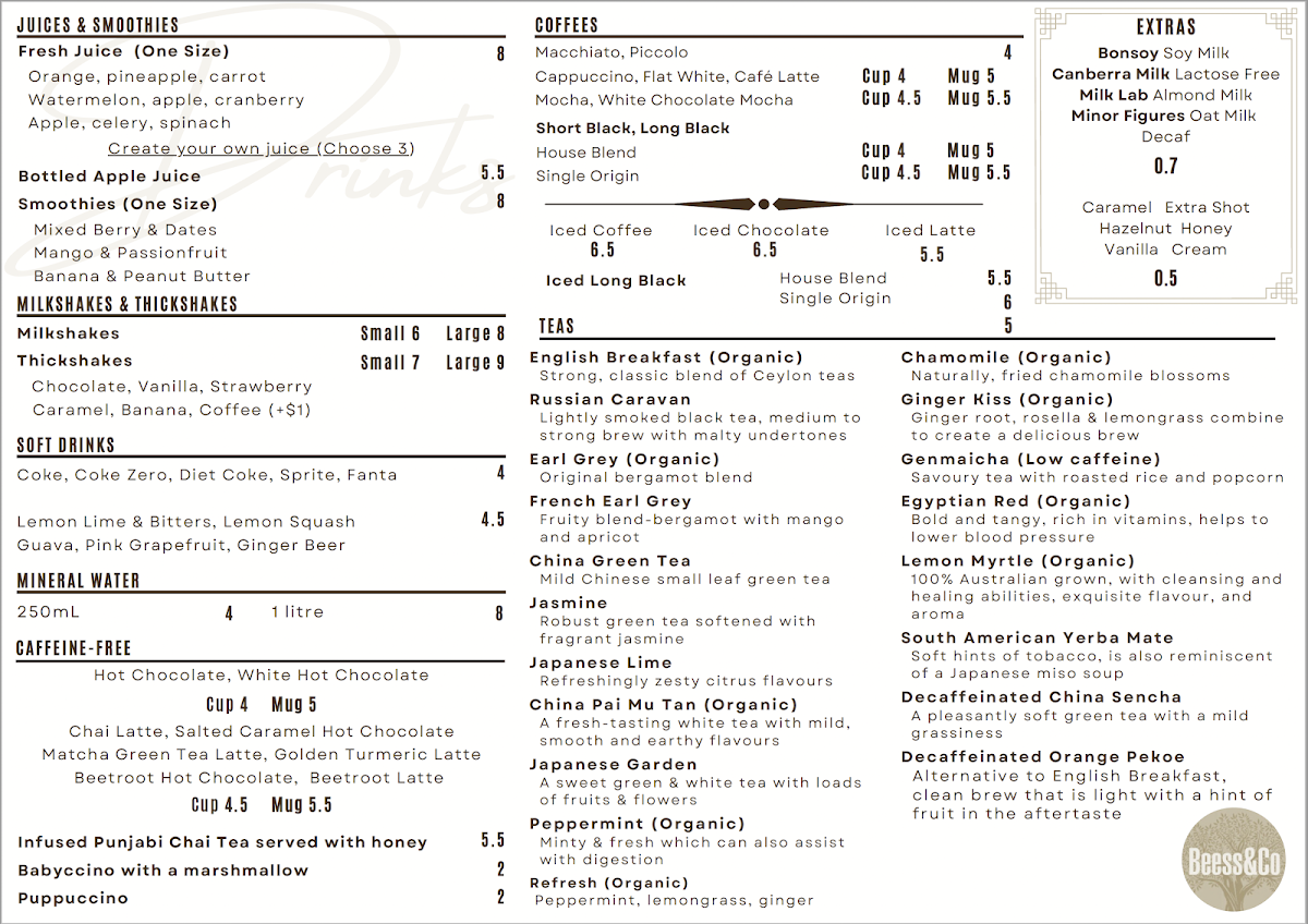 Menu Beess & Co Cafe-6
